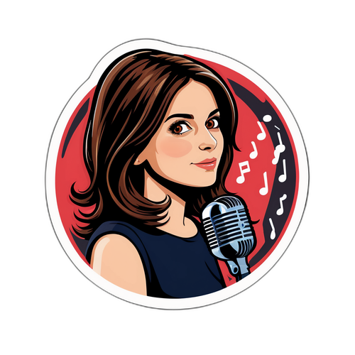 Intieme Concert Sticker van Clara Luciani