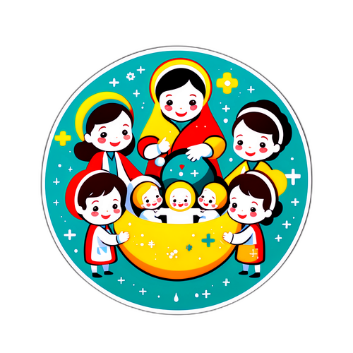 温馨的五胞胎出生场景