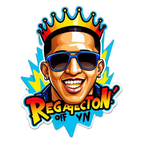 Daddy Yankee: King of Reggaeton Sticker