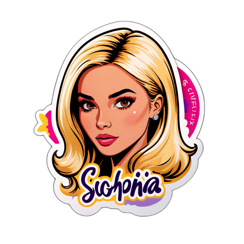 Et styrkende klistermærke af Sophia Hutchins