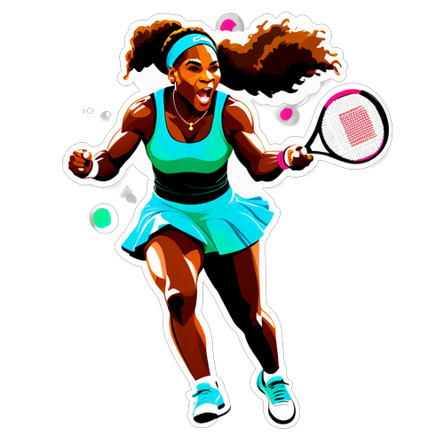 Serena Williams i Aktion