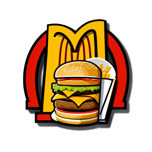 McDonald's Guldbuet Sticker