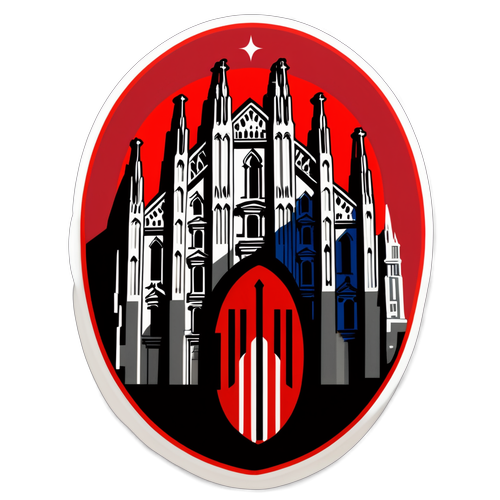 Representasi Artistik Katedral Milan dalam Latar Belakang Pertandingan Inter vs Milan