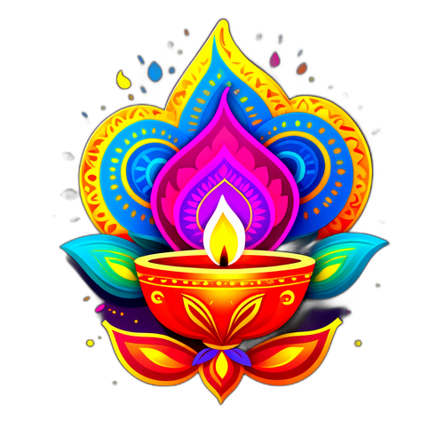 Sticker ya Diwali ya Sherehe
