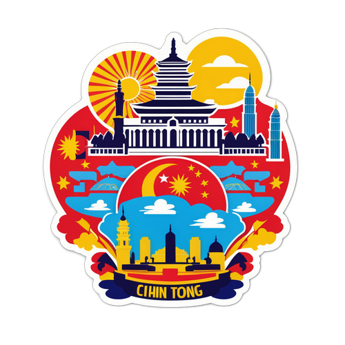 Rekaan Sticker Liew Chin Tong