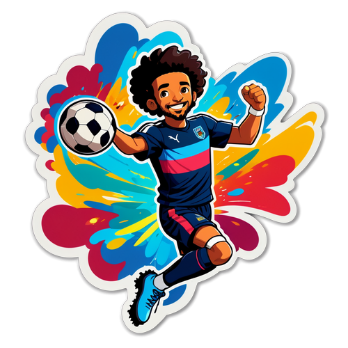 Kegembiraan Sepak Bola! Stiker Energi Joshua Zirkzee yang Menggugah Semangat!