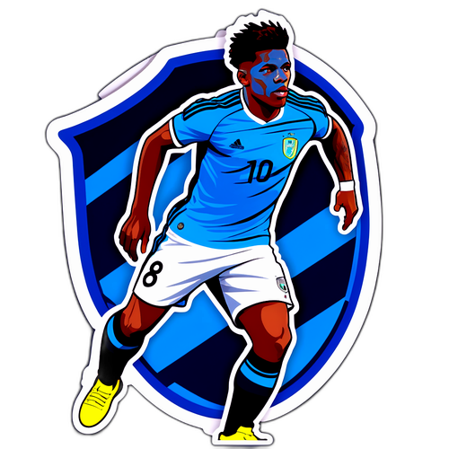Lemina'nın Futbol Kariyerini Yansıtan Dinamik Sticker