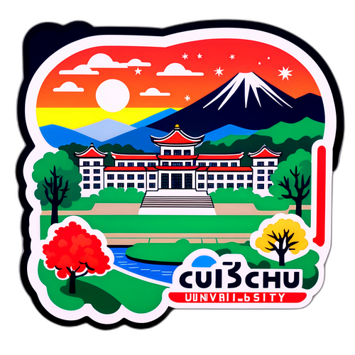 조선대학교 캠퍼스 풍경 스티커