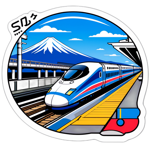 新大阪駅に到着する新幹線のデザイン