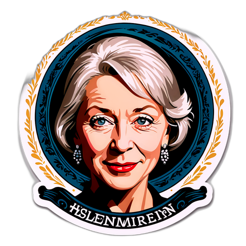 Převratný portrét Helen Mirren v elegantním stylu