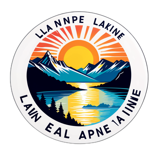 Lausannen kaunis järvimaisema ja Alppimaiset vuoret