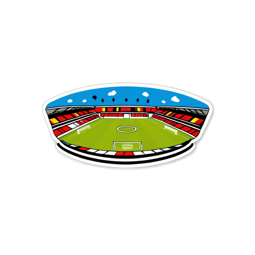 Stadion Westerlo – Mechelen Sticker