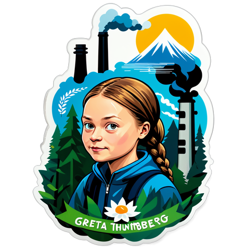 Greta Thunberg i kamp mot Kårstø: En sjokkerende plakat som setter fokus på miljøet!