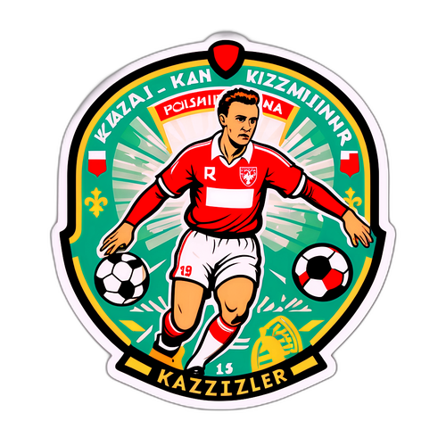 Nostaliczna Naklejka Kazimierza Deyny