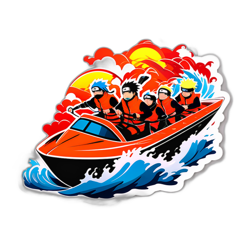 ナルトのボートレースシーン