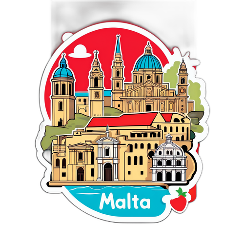 Berömda platser i Malta