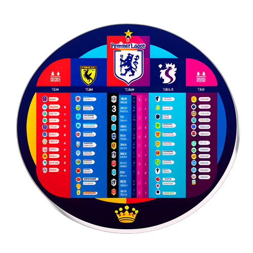 Sticker ya Ligi Kuu ya Uingereza