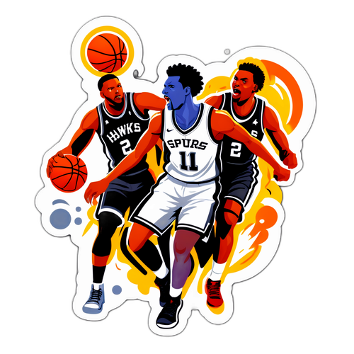 Dynamic Basketball Showdown: Hawks vs Spurs