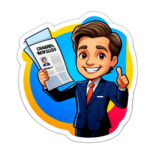 סטיקר משמח עבור חדשות ערוץ 13