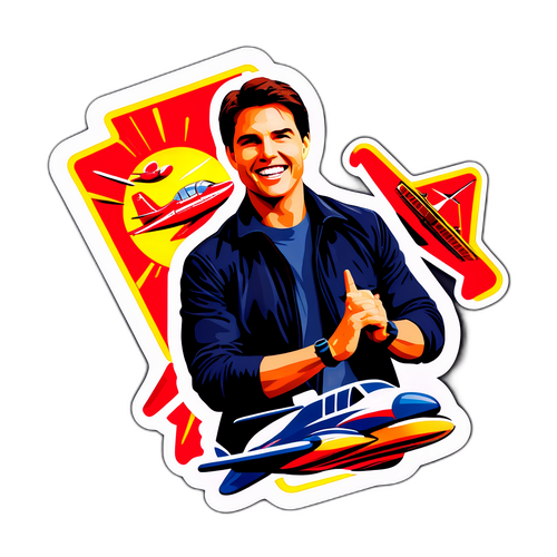 Tom Cruisen Ikoninen Hymy ja Elokuvien Symbolit