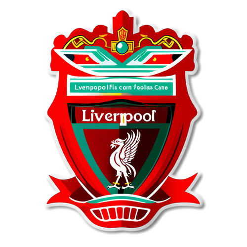 Unveiling the Icon: Liverpool FC's Minimalist Emblem in Bold Red!