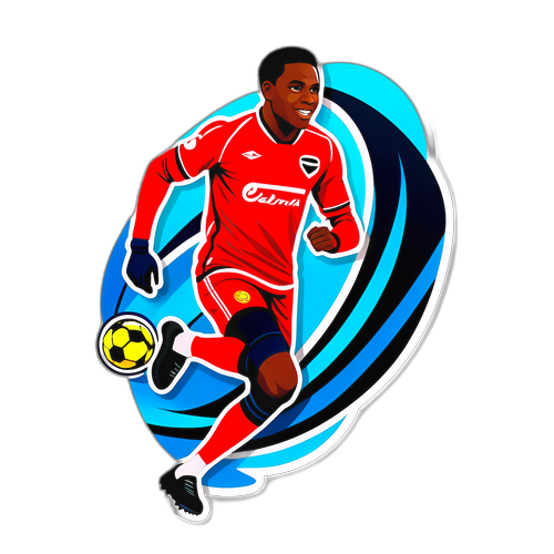 Adesivo di Ritorno in Campo di Lookman