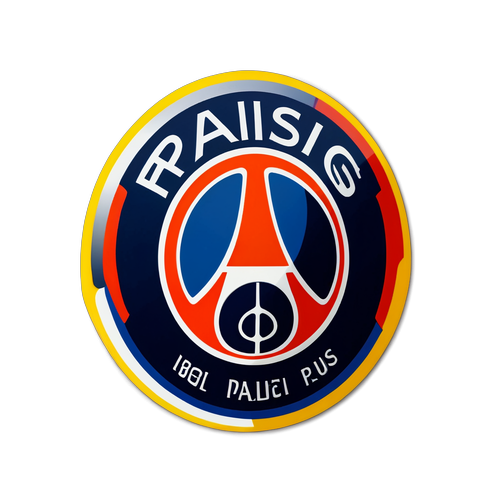 PSG 팬들을 위한 필수템! 팀 색깔로 빛나는 스티커 대공개!