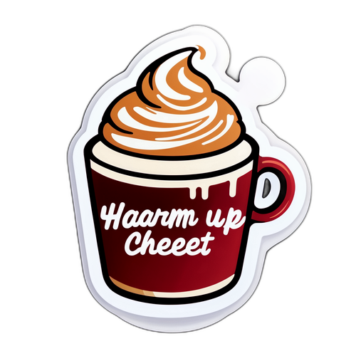 Sticker Gelas Kopi Liburan