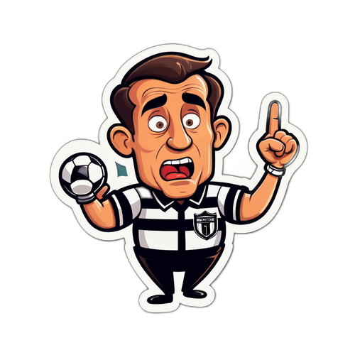 Reaksi Lucu Pengadil Bola Sepak