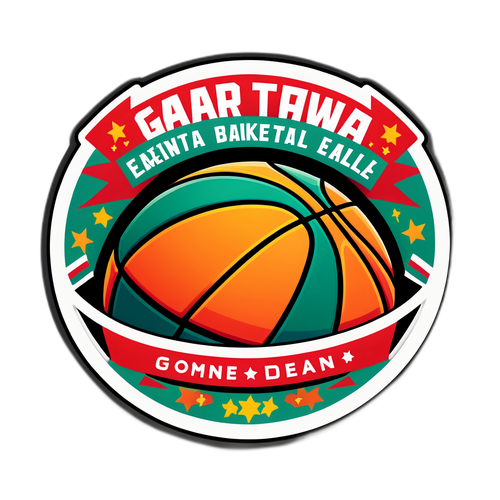 הדבק הפסטיבי לאירוע גמר גביע מדינה בכדורסל