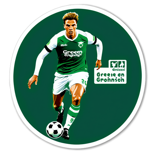 Ongelooflijke Sticker voor FC Groningen: Een Heldenactie met 'Groen en Wit'!