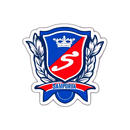 Sticker Nostalgico per il Lascito della Sampdoria