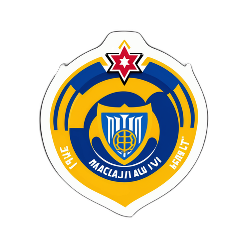 מדבקה לרוח ידידותית בין מכבי תל אביב להפועל ירושלים