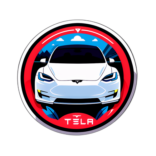 特斯拉未來科技貼紙