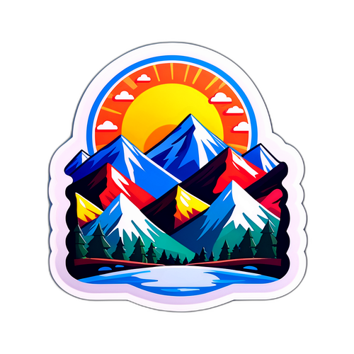 मनाली का सुंदर मौसम स्टिकर