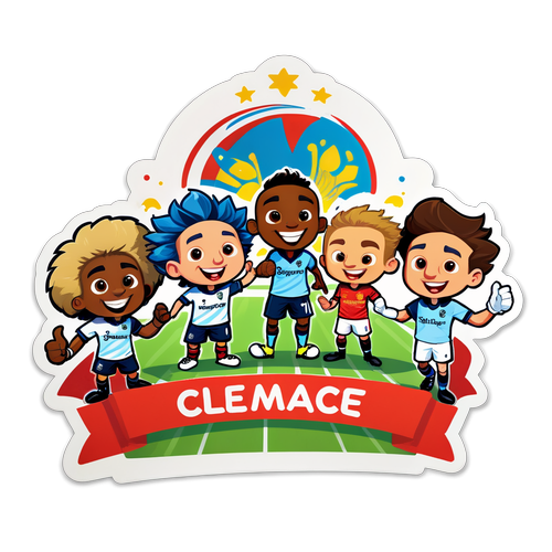 Sticker Jadual Premier League yang Ceria