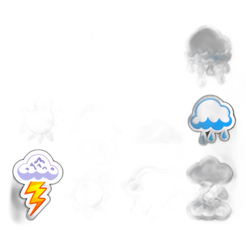 สติกเกอร์สภาพอากาศ
