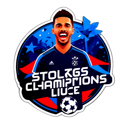 챔피언스 리그를 찬양하는 스티커