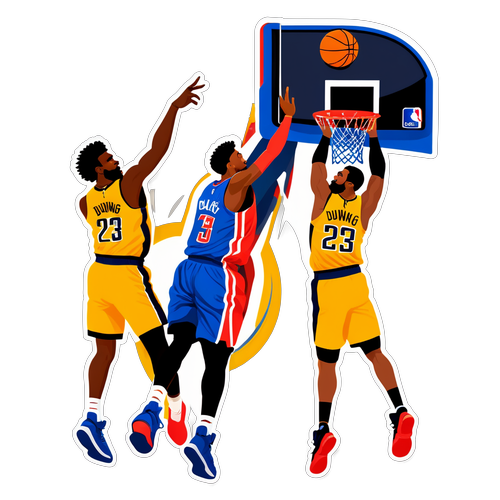 Eksena ng Basketball: Clippers vs. Pacers