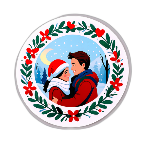 Adesivo Romantico Ispirato a 'Love Actually'