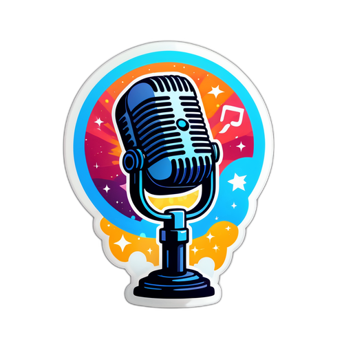 Adesivo de Gravação Ao Vivo