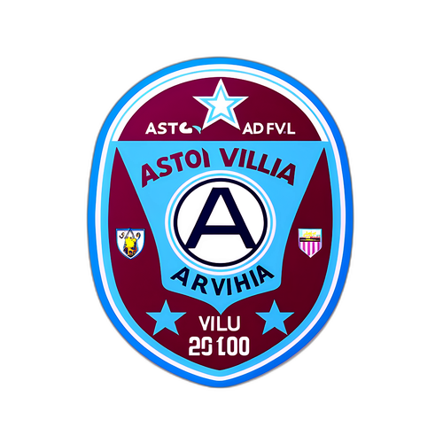 Samolepka pro fotbalové fanoušky: Aston Villa vs M. Tel Aviv