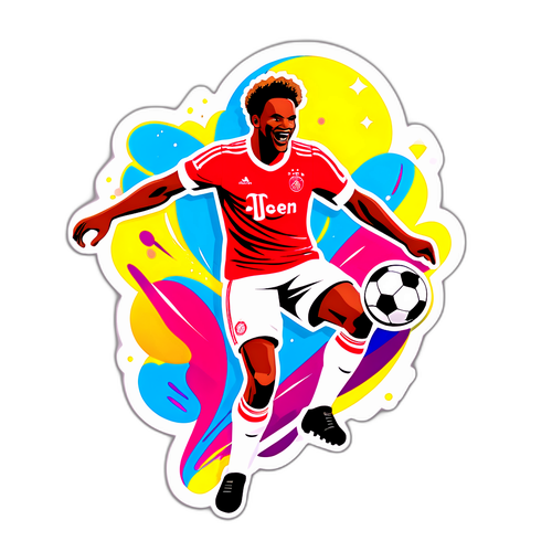 Jucător Ajax executând o mișcare de skill