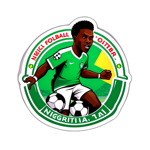 Nijerya'nın Futbol Kültürünü Yansıtan Dinamik Sticker