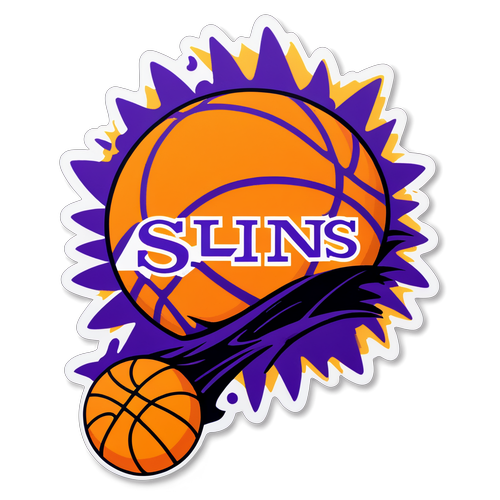 Muundo wa kisasa wa sticker wa Suns vs Lakers