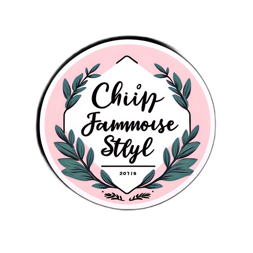 Chip Farmhouse Style Sticker