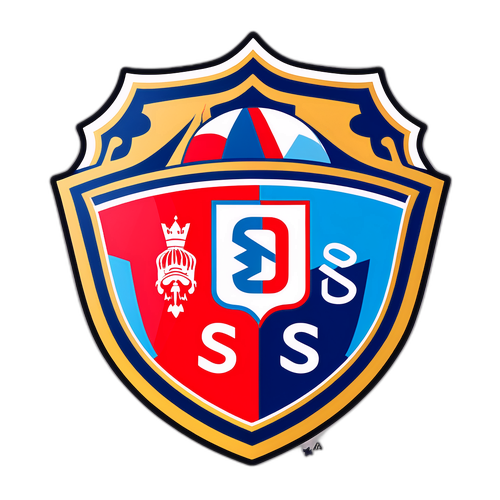 Sticker van de wedstrijd tussen Slovan Bratislava en Strasbourg