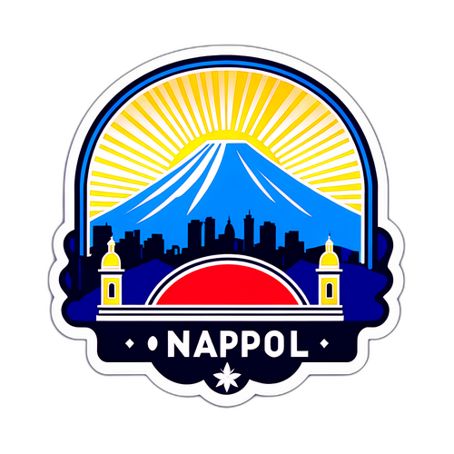Sticker ya Alama ya Napoli