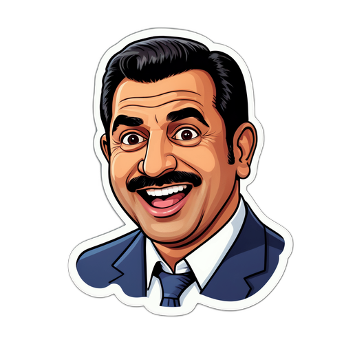 מדבקה הומוריסטית של אסי עזר