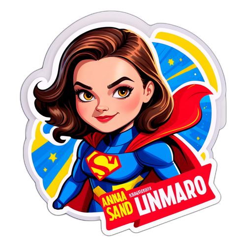 Heroisk Anna Sandberg Sticker